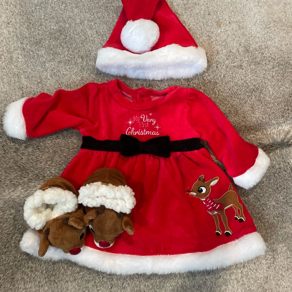 Baby Clause newborn outfit ❤️